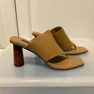 SENSO Tan Block Heel Sandals